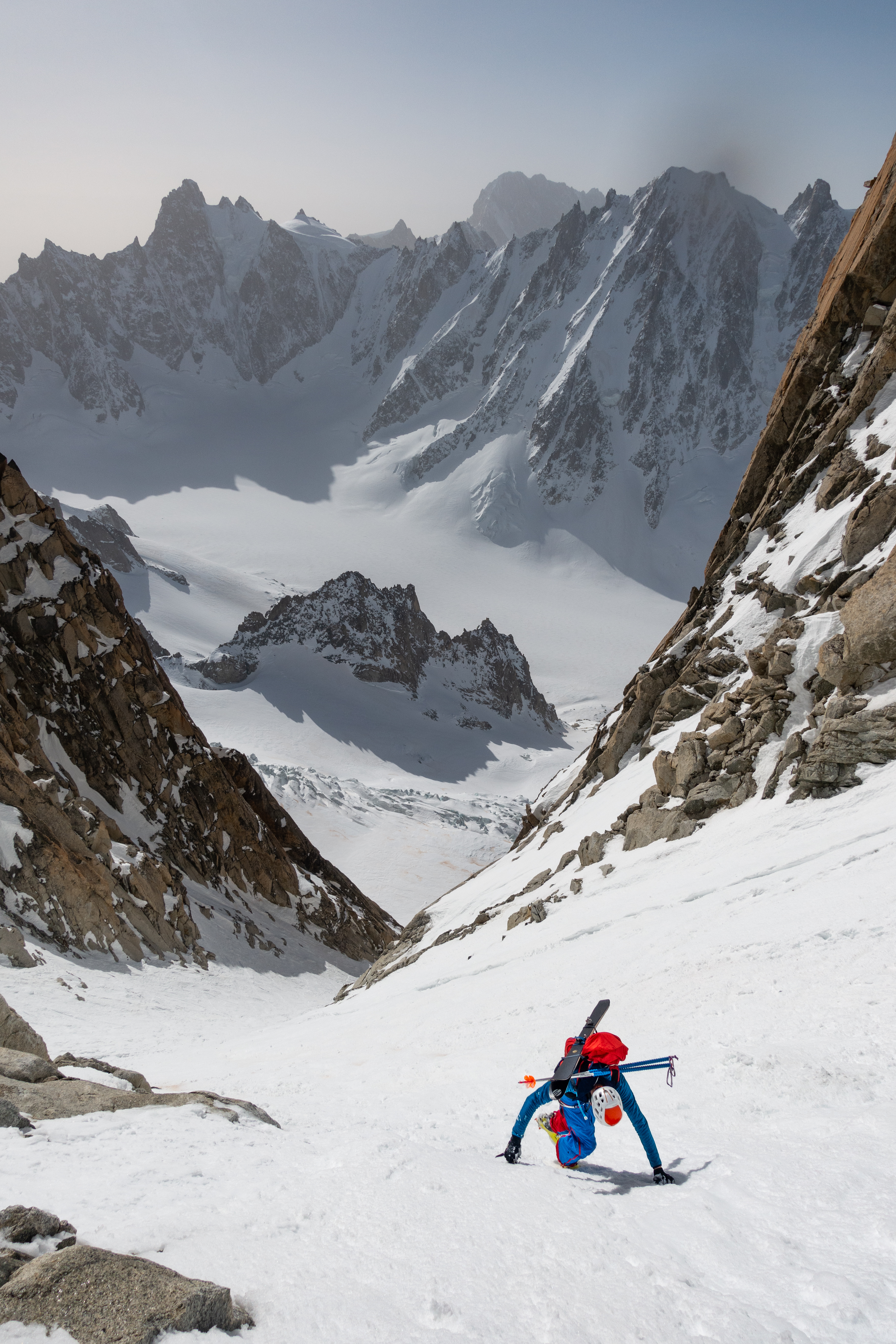 Y Couloir, Aiguille d'Argentiere