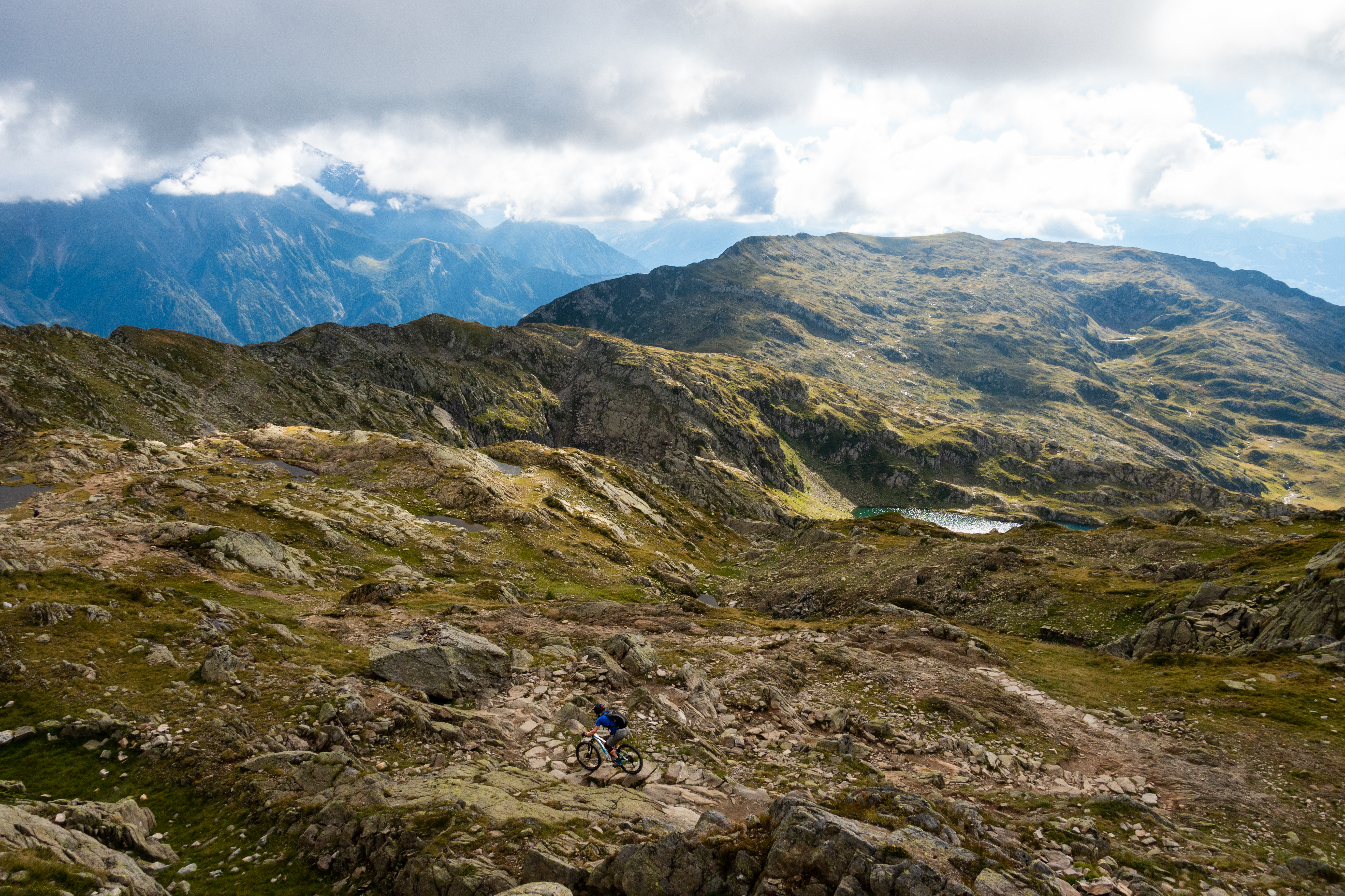 Biking Brevent to Aiguilette des Houches