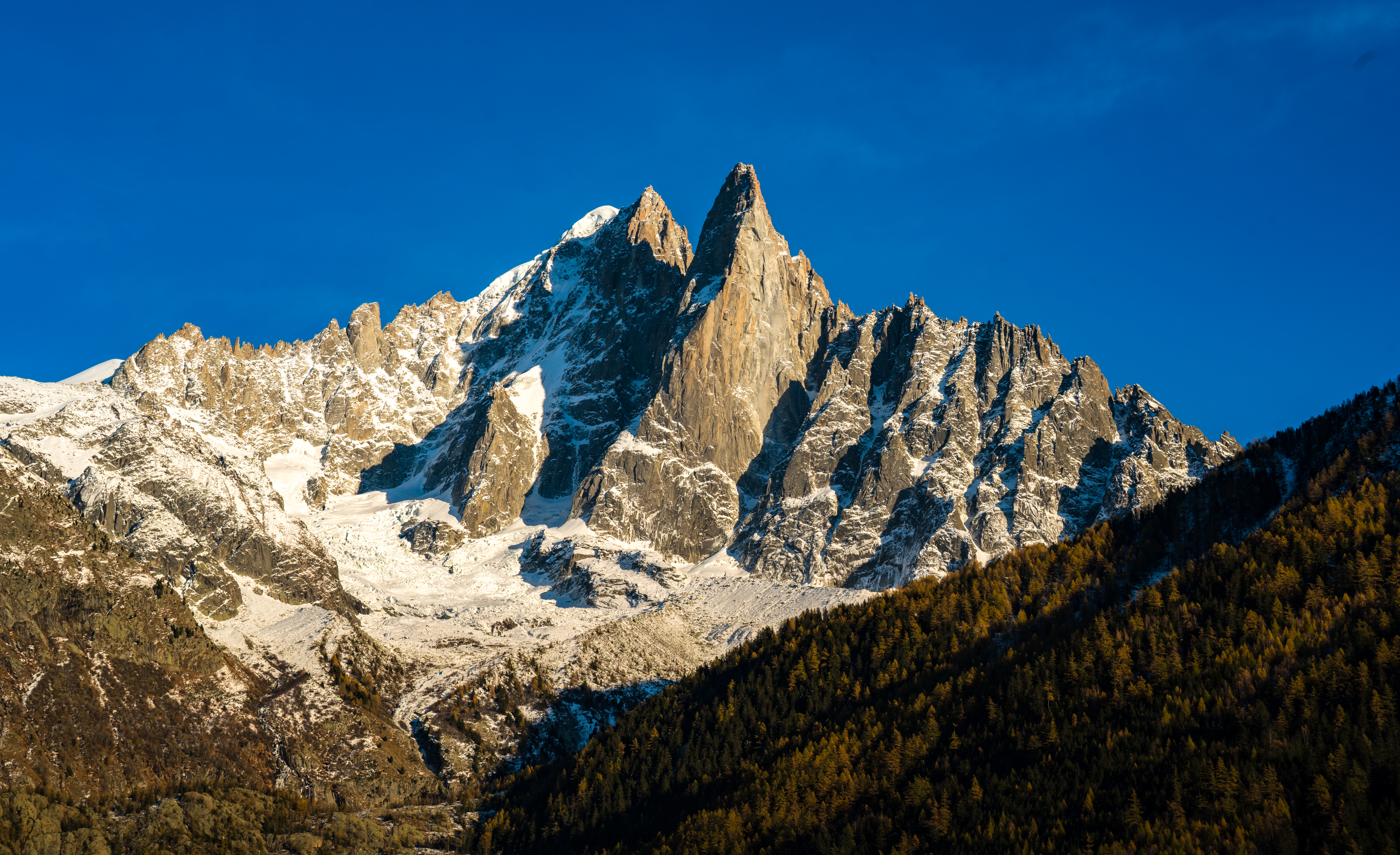 Aiguille Verte and Dru, Chamonix