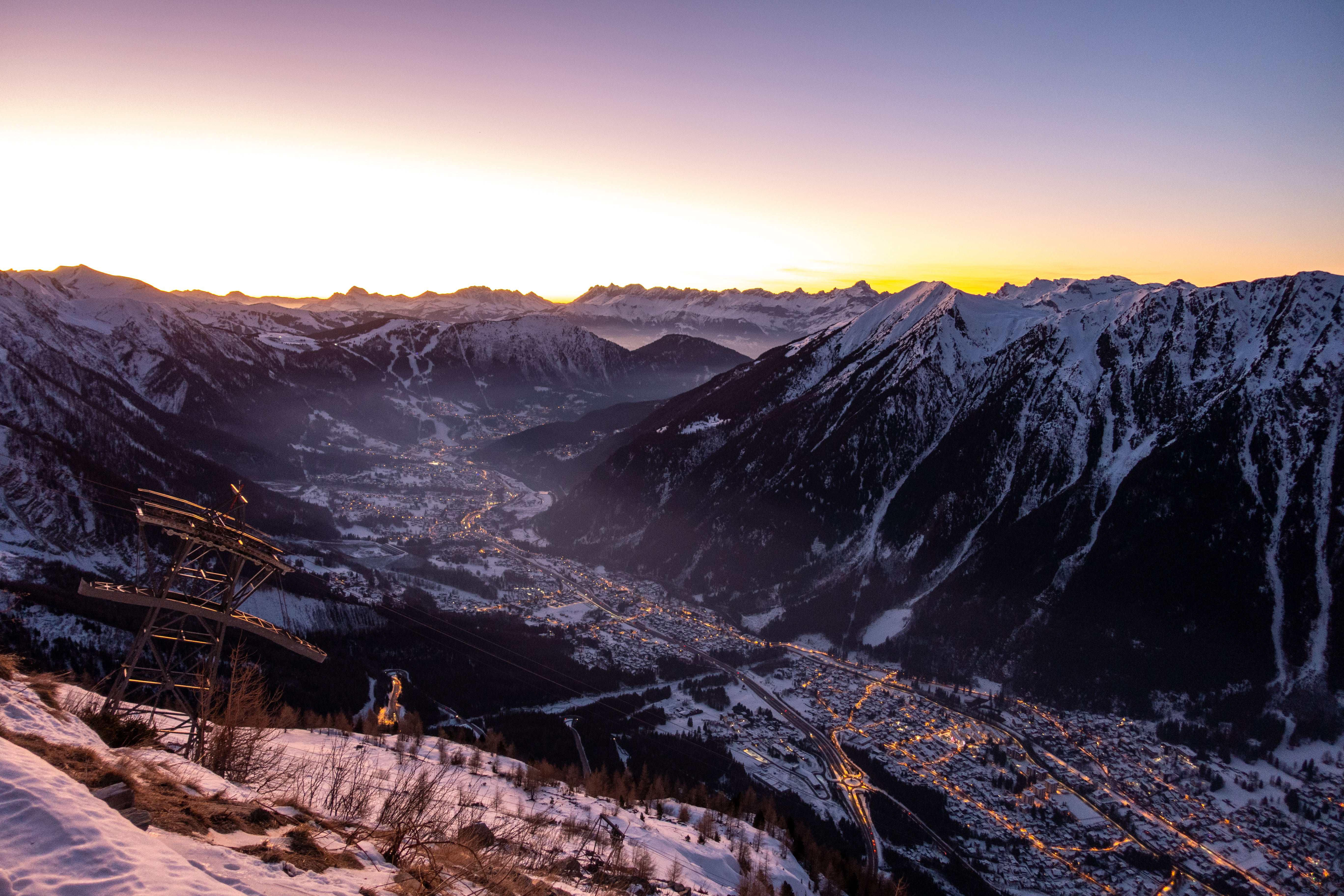 Winter's Evening, Chamonix