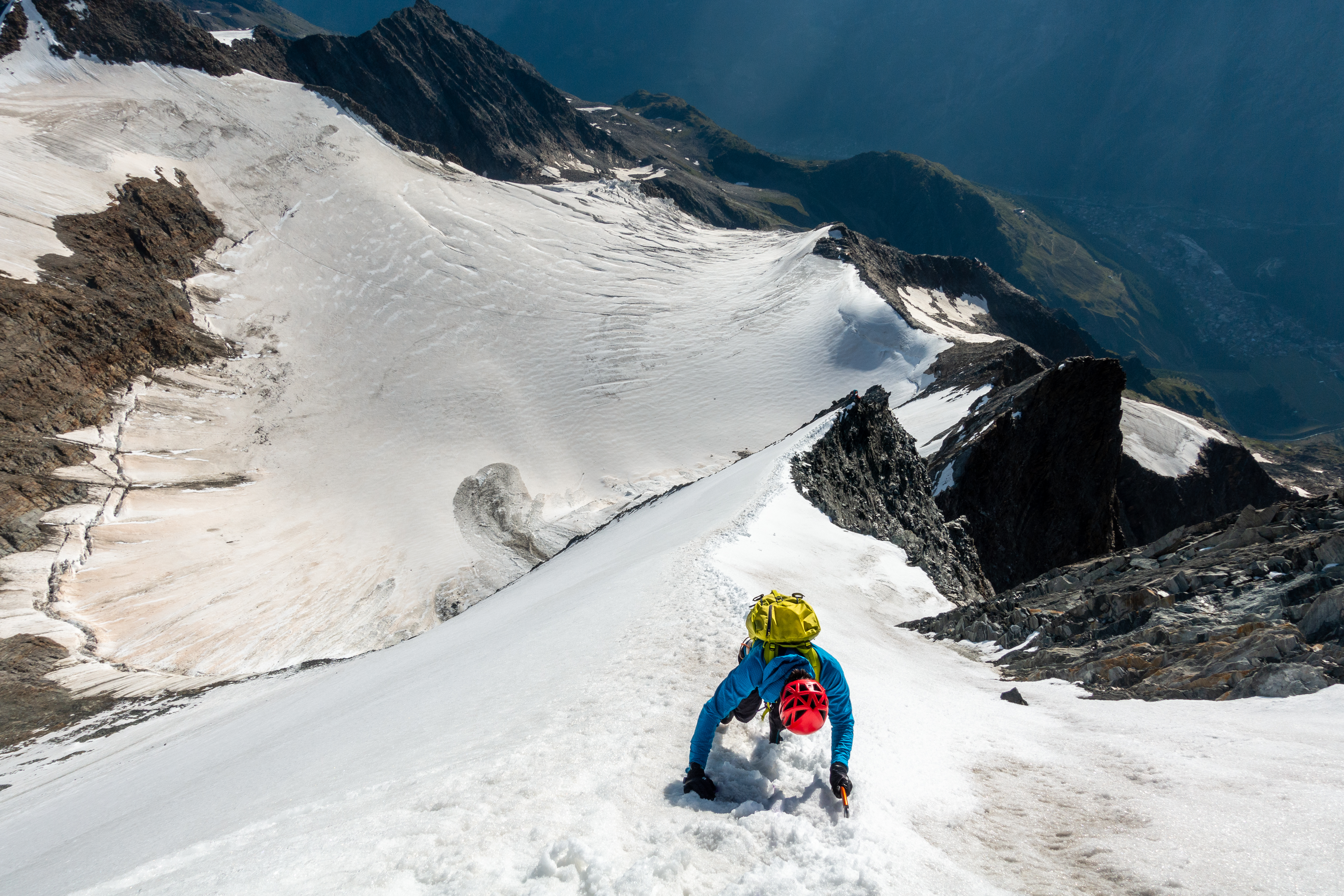NE Ridge of the Lenzspitze, Valais