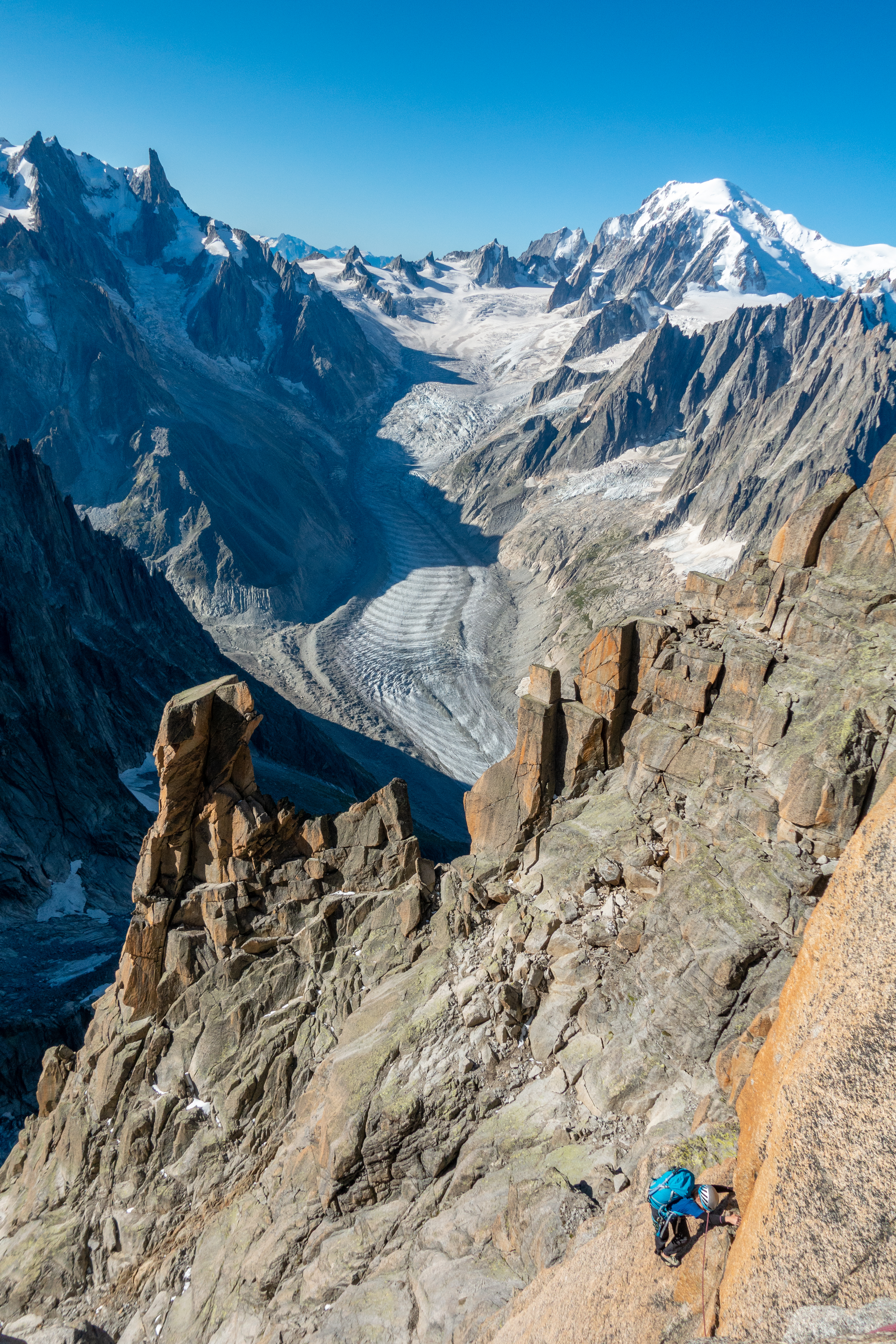 Contamine, Dru South Face